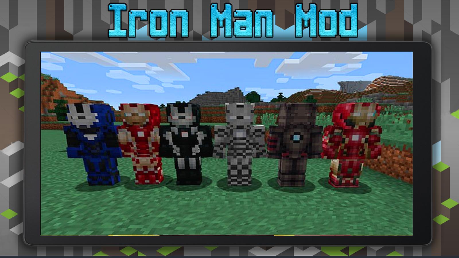 Android 用の Mod Iron New Man Minecraft Apk をダウンロード