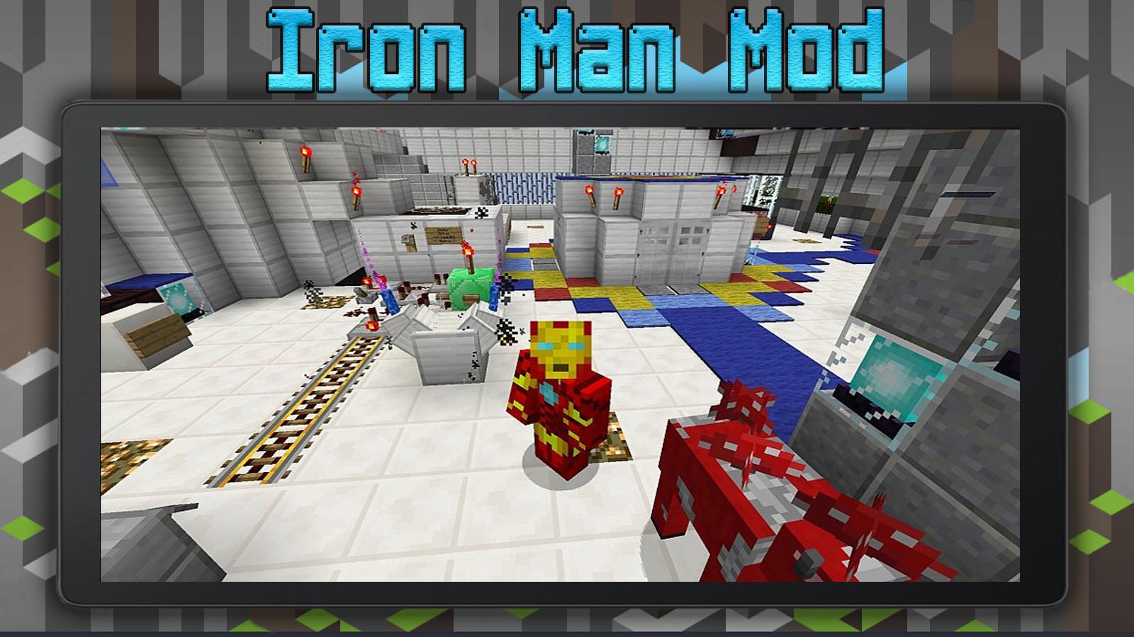 Android 用の Mod Iron New Man Minecraft Apk をダウンロード
