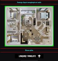 plans de maison Affiche