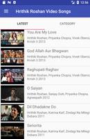 Hrithik Roshan Video Songs स्क्रीनशॉट 2