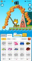 Cat Fishing Idle Clicker games screenshot 1