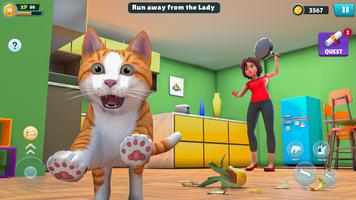 Grandma Cat Prankster & Chaos poster