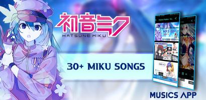 Hatsune Miku Vocaloid Lyrics Song Affiche