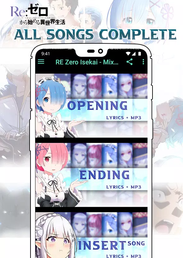 Starting ReZero in Another World - Songs OST APK for Android Download