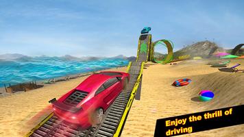 Extreme Impossible Track Car Stunt Drive Simulator ภาพหน้าจอ 3