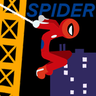 Spider Stickman Rope Hero icône