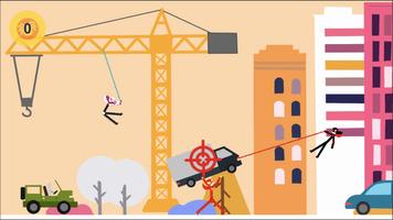 Spider Stickman Rope Hero تصوير الشاشة 1