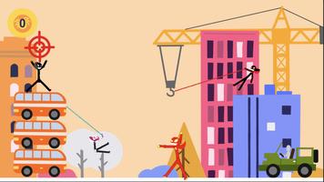 Spider Stickman Rope Hero تصوير الشاشة 2
