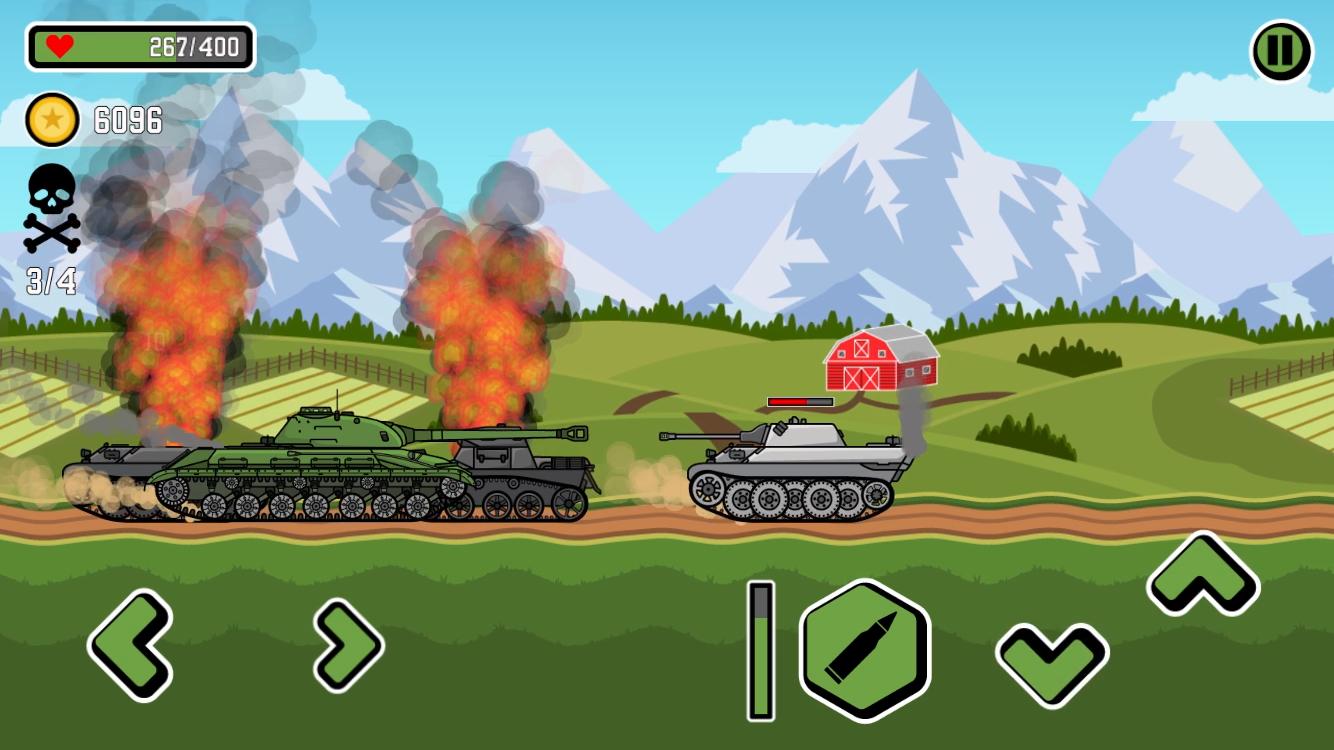 Игры трешбокс новые. Игра Tank Attack. Танки 2д игра. Танчики на андроид. Танчики 3д.