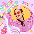 Birthday photo frame 2024 aplikacja