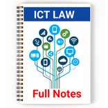 ICT Law Notes