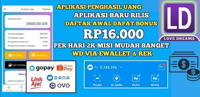 Love Dreams Penghasil Uang Tip Ekran Görüntüsü 2