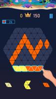 Trigon Jewel: Triangle Block Puzzle Game постер