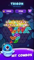 Trigon Jewel: Triangle Block Puzzle Game capture d'écran 1