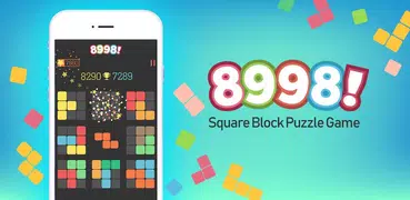 8998! Square Block Puzzle Game