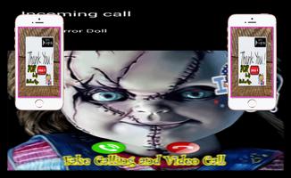 Fake Video Call Best Horror Doll Poster