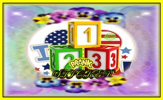 123 Number Sticker for WA 01 Affiche