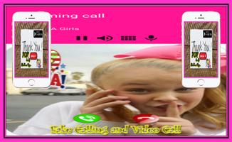 Fake Calling & Video Call: with the Best USA Girls पोस्टर