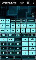 CyberX Scientific Calculator - SciFi Green Affiche