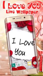 I Love You Live Wallpaper পোস্টার