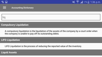 Accounting Dictionary captura de pantalla 3