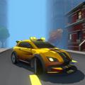 Street Traffic Racer Cartoon
