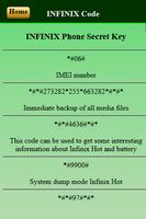 Mobiles Secret Codes of INFINIX Ekran Görüntüsü 2