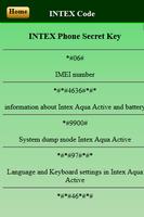 Mobiles Secret Codes of Intex screenshot 2