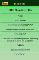 Mobiles Secret Codes of ITEL スクリーンショット 2