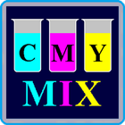 CMYK Mix Color scheme designer ícone
