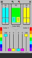 CMYK Mix Color scheme designer poster