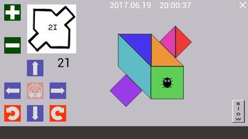 Tangram Pythagoras ( Custom Puzzle from the USSR ) capture d'écran 2