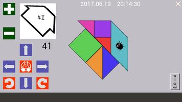 Tangram Pythagoras ( Custom Puzzle from the USSR ) capture d'écran 3