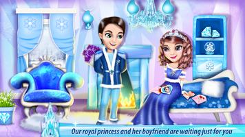 Ice Princess Castle Decoration Affiche