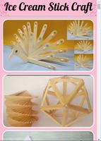 Ice Cream Stick Craft پوسٹر