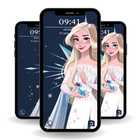 Ice Princess Wallpapers 4k icône