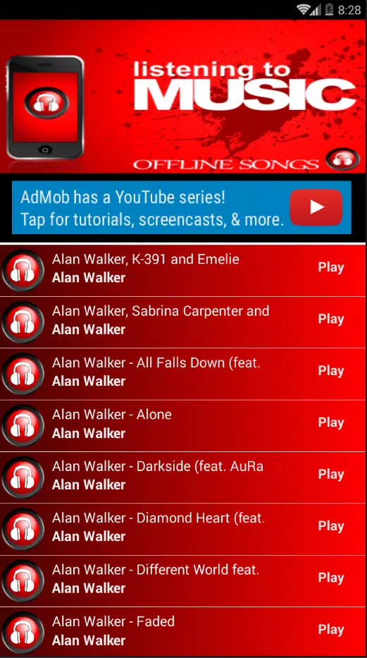 Alan Walker Songs & Lyrics MP3 ( OFFLINE ) APK pour Android Télécharger