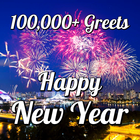 Icona Buon anno 100.000 saluti