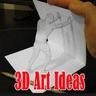 The art of 3D drawing Zeichen