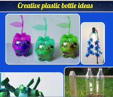 Idéias criativas de garrafas de plástico Cartaz