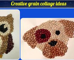 Creative grain collage ideas पोस्टर