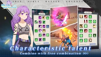 Idle Girls Battle Adventure ảnh chụp màn hình 1