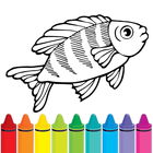 Ikan Empang Coloring icon