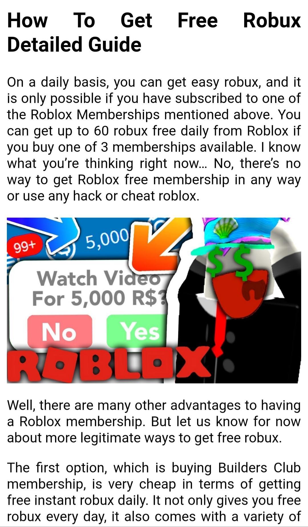 Get Free Robux Guide 2019 For Android Apk Download - can i have robux