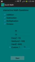 Speed Math ภาพหน้าจอ 1