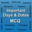 Important Days Dates MCQ