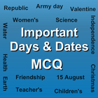 Important Days Dates MCQ icon