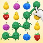 Melon Fruit Merge Line Puzzle иконка