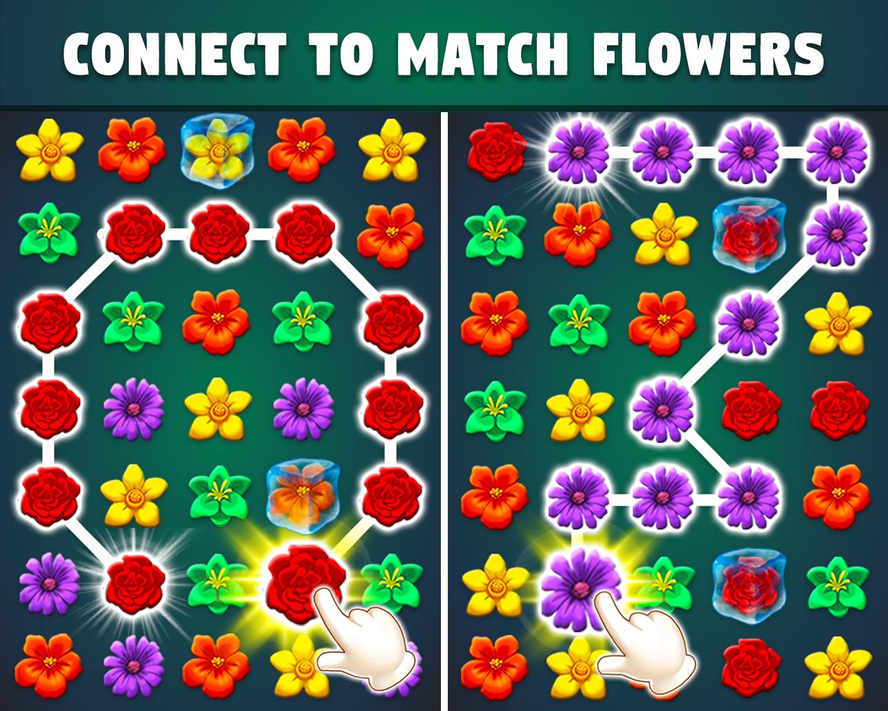 Соединить цветы играть
