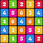 puzzle numérico: número juegos icono